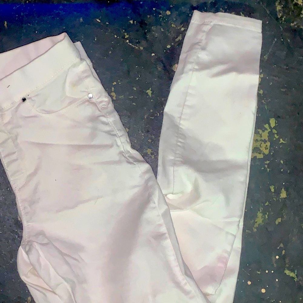 White jeans